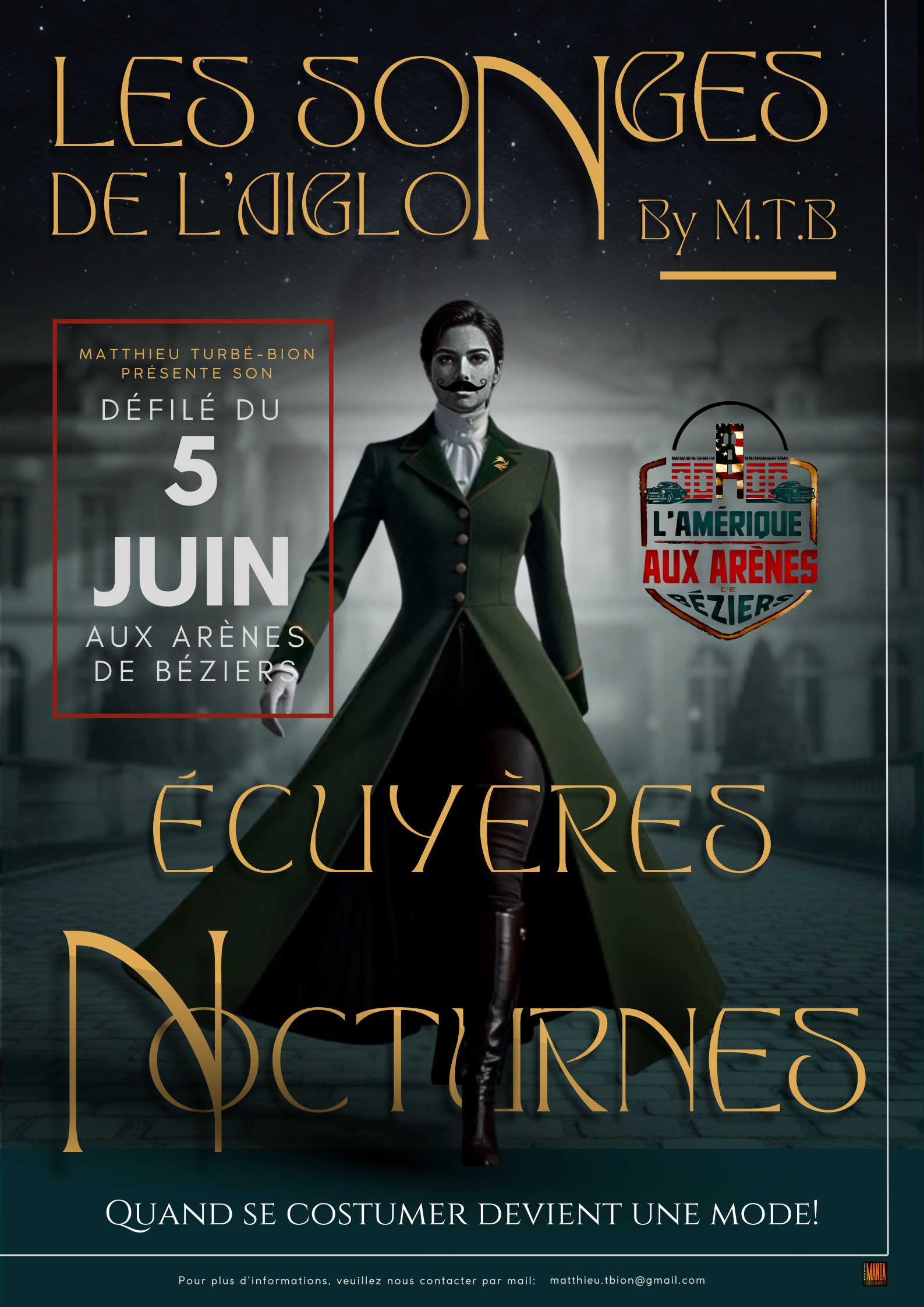 ÉCUYÈRES NOCTURNES Défilé de mode